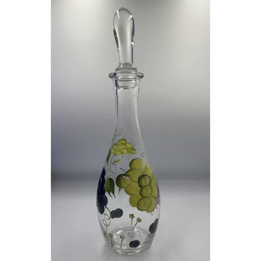 Vintage High Quality Fine Hand-Painted  Wine‎ Decanter